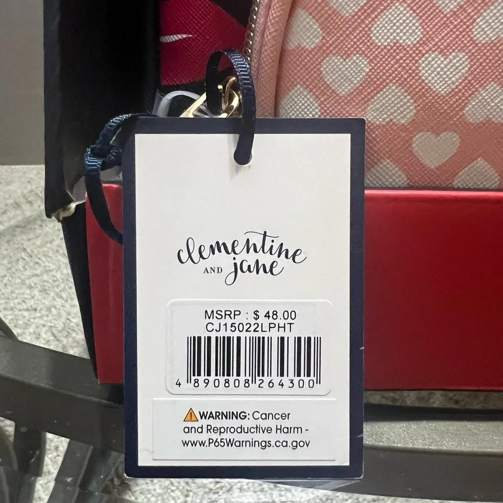 Clementine and Jane 2 Piece Dome Cosmetic Bag Set NWT - Picture 2 of 4